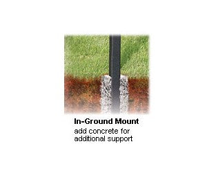64" In-Ground Gooseneck Stand. - Allen's Access and Gate Automation LLC